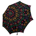 Mexican Folk Art Seamless Pattern Colorful Hook Handle Umbrellas (Large) View2
