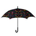 Mexican Folk Art Seamless Pattern Colorful Hook Handle Umbrellas (Large) View3