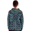 Retro Mobile Device Output Device Women s Zipper Hoodie View2