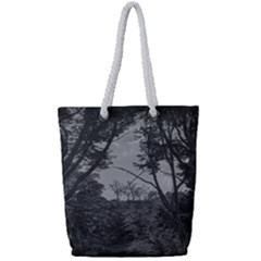 Patagonia Forest, Nahuel Huapi National Park, Rio Negro, Argentina Full Print Rope Handle Tote (small) by dflcprintsclothing