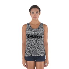 Be True Be Yourself Typographic Print Pattern Sport Tank Top  by dflcprintsclothing