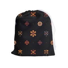 Minimalist Pattern With Simple Lines,flower And Shapes, Creating A Clean And Modern Drawstring Pouch (xl) by myclothy