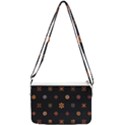 Minimalist Pattern With Simple Lines,flower And Shapes, Creating A Clean And Modern Double Gusset Crossbody Bag View1