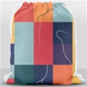  Minimalist Pattern With Simple Lines And Shapes, Creating A Clean And Modern Aesthe Drawstring Bag (Large) View2