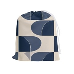 A Minimalist Pattern With Simple Lines And Shapes, Creating A Clean And Modern Aesthetic 04 Drawstring Pouch (xl) by myclothy