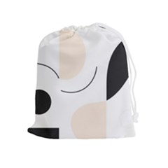 A Minimalist Pattern With Simple Lines And Shapes, Creating A Clean And Modern Aesthetic 05 Drawstring Pouch (xl) by myclothy