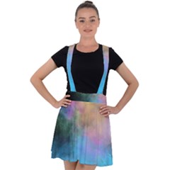Smokescreen Velvet Suspender Skater Skirt by pollyparadiseartshop