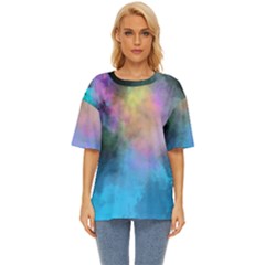 Smokescreen Oversized Basic T-shirt by pollyparadiseartshop