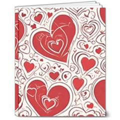 Be My Valentine 8  X 10  Softcover Notebook by pollyparadiseartshop