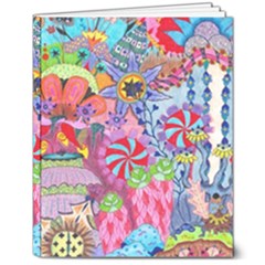 Cabbage Flower Abstract (1) (custom) 8  X 10  Softcover Notebook by okhismakingart