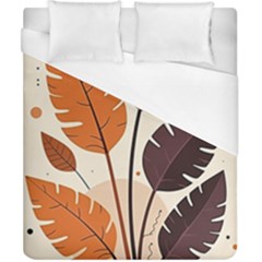 Leaves Boho Monster Nature Duvet Cover (california King Size) by Salmanaz77