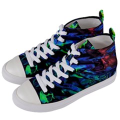Sci-fi Scenester Women s Mid-top Canvas Sneakers by MRNStudios
