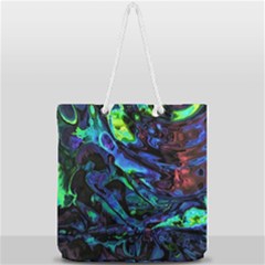 Sci-fi Scenester Full Print Rope Handle Tote (large) by MRNStudios