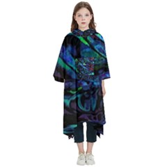 Sci-fi Scenester Kids  Hooded Rain Ponchos by MRNStudios