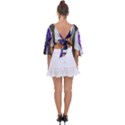 Halloween T-shirts design  Tie Back Butterfly Sleeve Chiffon Top View2