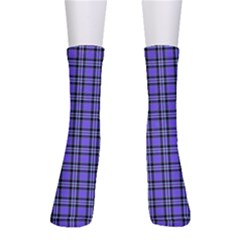 Blue Tartan Plaid 1 Crew Socks by dressshop