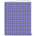 Blue Tartan Plaid 1 7  x 9  Softcover Notebook View1