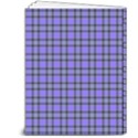 Blue Tartan Plaid 1 7  x 9  Softcover Notebook View2