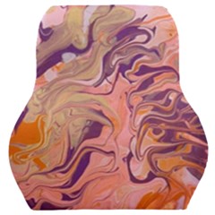 Pink Ribbon Car Seat Back Cushion  by kaleidomarblingart