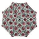 Ukrainian Folk Seamless Pattern Ornament Ethnic Ornament Border Element Traditional Art Automatic Folding Umbrella with Case (Medium) View1