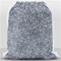Blue Ornament Complex Mosaic Print Pattern Drawstring Bag (Large) View2