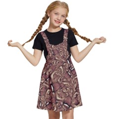 Human Spider Mutant Creatures Motif Random Pattern Kids  Apron Dress by dflcprintsclothing