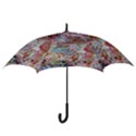 Abstract waves Hook Handle Umbrellas (Small) View3