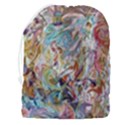 Abstract waves Drawstring Pouch (3XL) View2