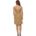 Autumn Fall Plaid Tartan 1 Diagonal V-Neck Pocket Summer Dress  View4