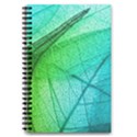 Texture Green Leaf Abstraction 3d 5.5  x 8.5  Notebook View1