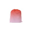 Scarlet Red To Pink Lace Linear Gradient Drawstring Pouch (XS) View2
