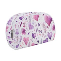 Hearts Love Purple Make Up Case (small) by Grandong