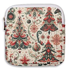 Christmas Tree Snow Mini Square Pouch by Bedest