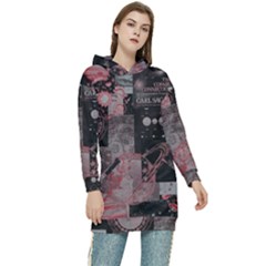 Aesthetic , Aesthetic, Dark Women s Long Oversized Pullover Hoodie by kyorashop23