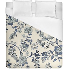 Blue Vintage Background Duvet Cover (california King Size) by kyorashop23