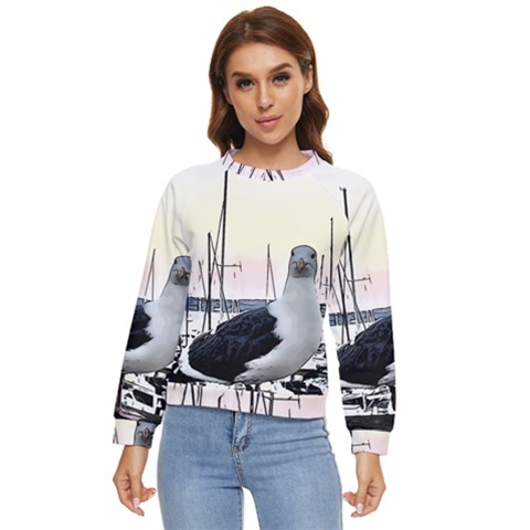 Fisherman?¯s Ward, San Francisco, Ca Women s Long Sleeve Raglan T-shirt by RiverRootz