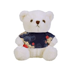 Korean Art Flowers Asian Pattern Full Print Tee For Cuddly Teddy Bear by Sabxi
