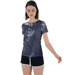 Bob Marley Back Circle Cutout Sports T-shirt by bestdesignintheworld