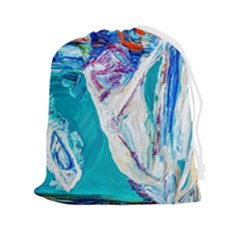 Sailing Boat Drawstring Pouch (2xl) by bestdesignintheworld