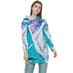Sailing Boat Women s Long Oversized Pullover Hoodie by bestdesignintheworld