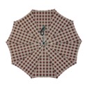 Retro 60s 50s Plaid Pattern 2 Automatic Folding Umbrella with Case (Large) View1