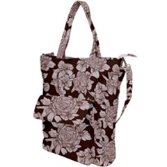 Mid Century Retro Floral 1970s 1960s Pattern 106 Shoulder Tote Bag by violetheavensky