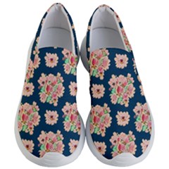 Retro 1880s Flowers Pattern 7 Women s Lightweight Slip Ons by violetheavensky