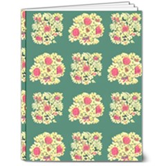Retro 1880s Flowers Pattern 6 7  X 9  Softcover Notebook by violetheavensky