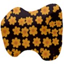 Retro 40s 50s Flowers Pattern Halloween 4 Head Support Cushion View4