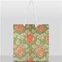 Retro 40s 50s Mexico Flowers Pattern 3 Full Print Rope Handle Tote (Large) View2