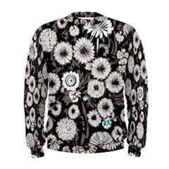 Mid Century Retro Floral 1970s 1960s Pattern 87 Mid Century Retro Floral 1970s 1960s Pattern 86 Men s Sweatshirt by violetheavensky