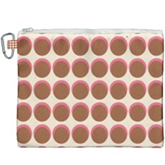 Retro 40s 50s Cupcake Pattern Canvas Cosmetic Bag (xxxl) by violetheavensky