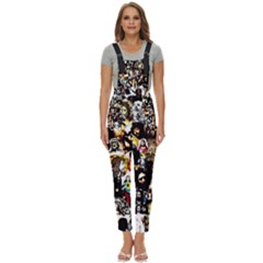 Jesus Christ Modern Halftone Pattern Women s Pinafore Overalls Jumpsuit by snek