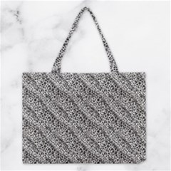 Silver Leopard Medium Tote Bag by DinkovaArt